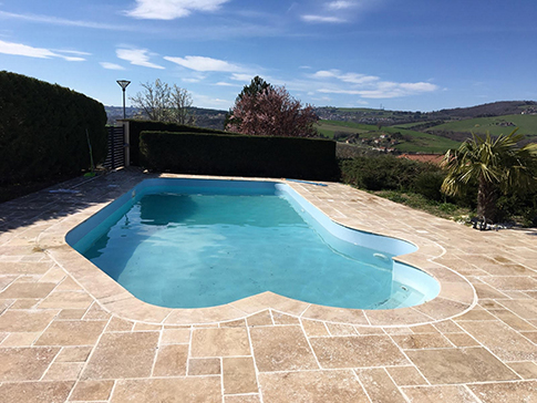 Travaux de terrassement dans la Loire